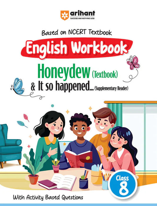 Class 8 -  English Honeydew & It So Happened - Workbook ARIHANT-1