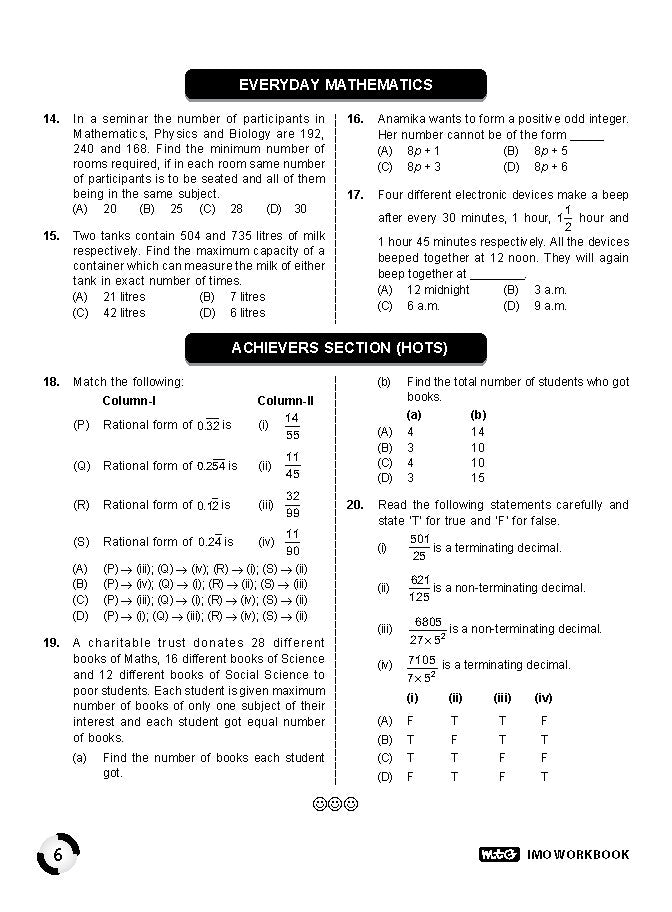 MTG IMO Olympiad Workbook Class 10 - Fast Rajasthan Delivery ₹109 Total