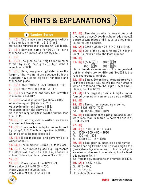 MTG IMO ओलंपियाड वर्कबुक कक्षा 3 - एक्सप्रेस डिलीवरी ₹119 कुल