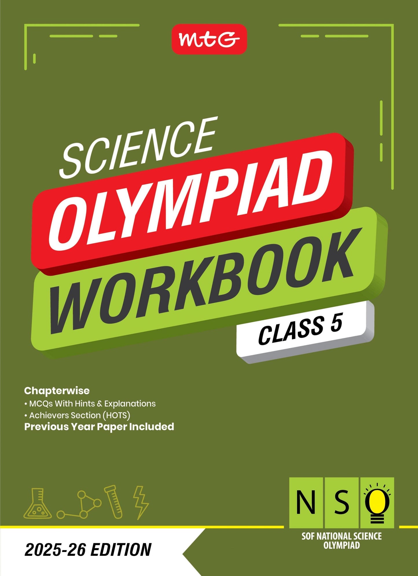 MTG NSO Olympiad Workbook Class 5 - Fast Rajasthan Delivery ₹109 Total