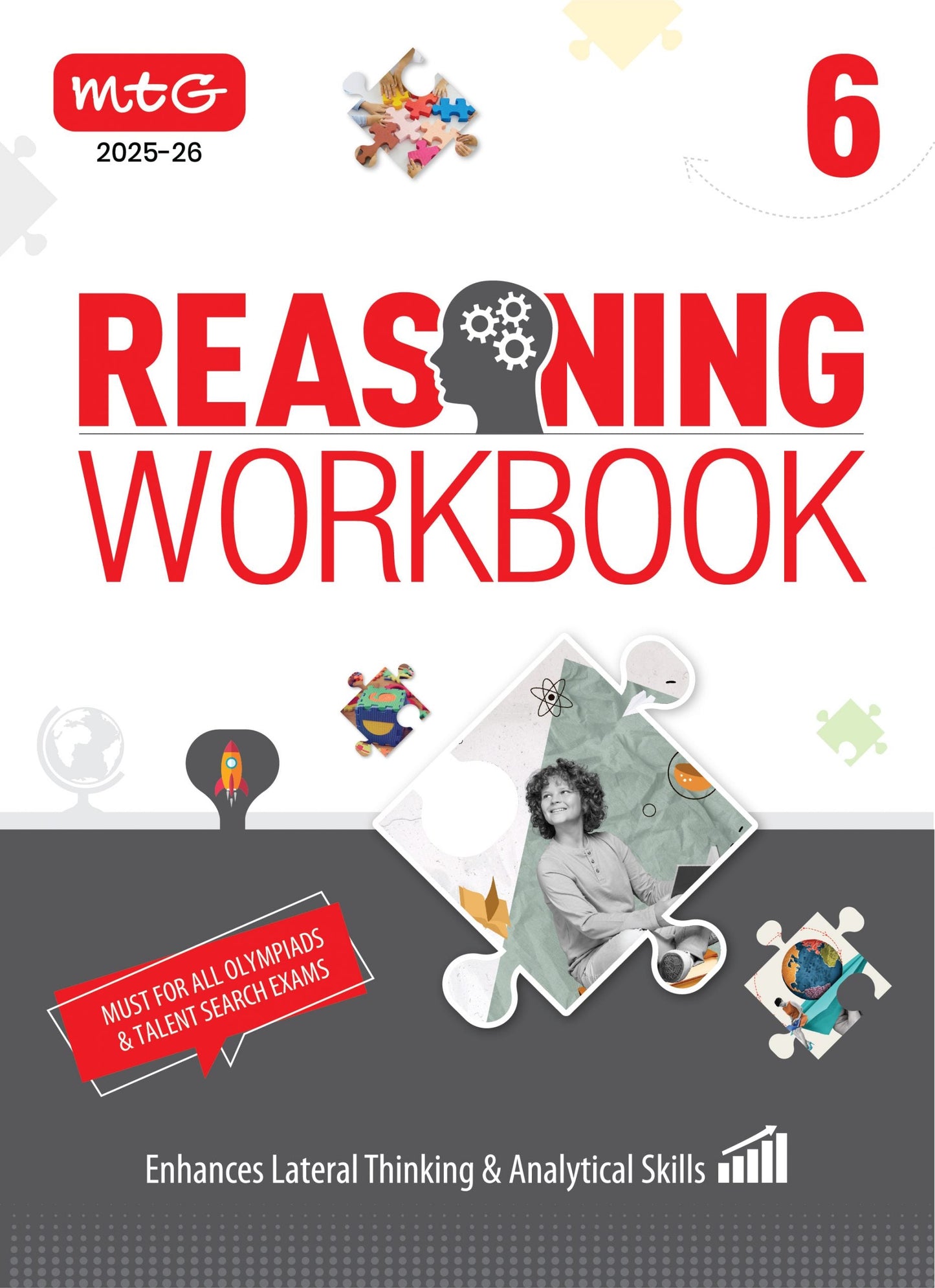 MTG Olympiad Reasoning Olympiad Workbook Class 6 - Fast Rajasthan Delivery ₹190 Total