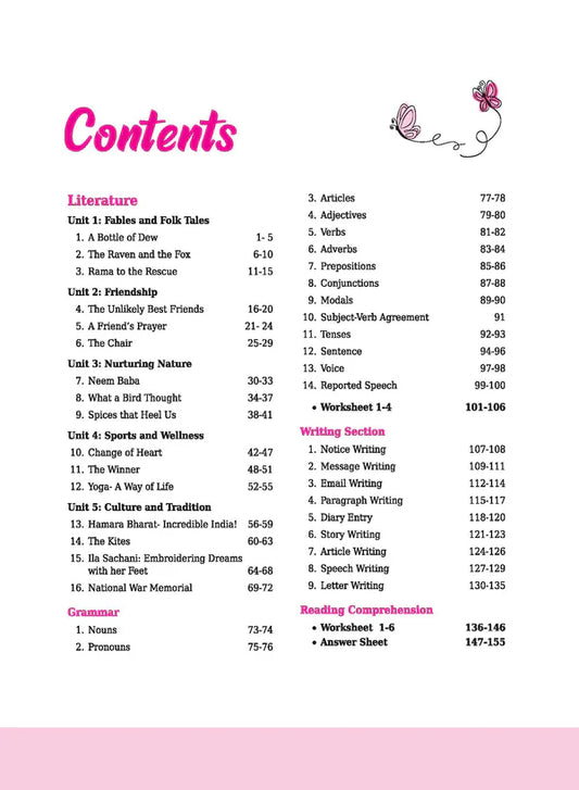 Class 6 -  English Poorvi - Workbook ARIHANT