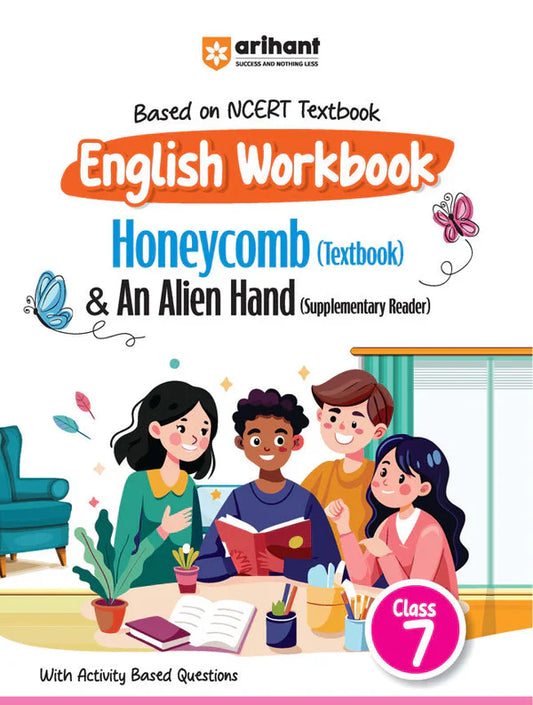 Class 7 -  English Honeycomb & An Alien Hand - Workbook ARIHANT-1