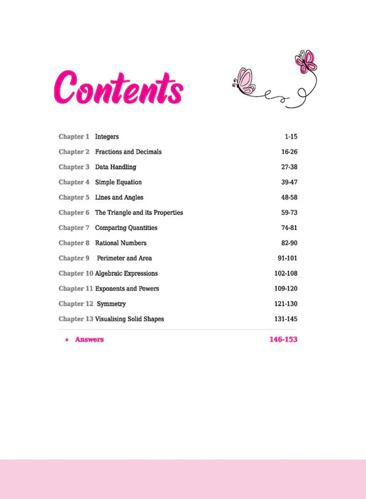 Class 7 -  Mathematics  - Workbook ARIHANT