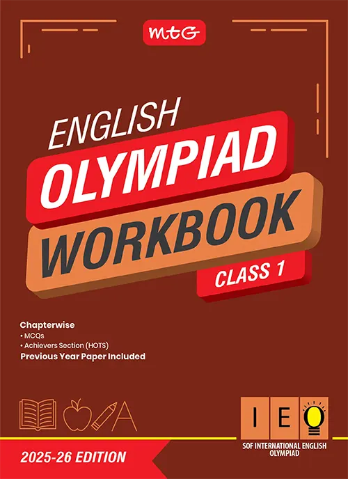 Class 1 IEO International English Olympiad Workbook for 2025-26 Exam with MCQs and Achievers Section - MTG