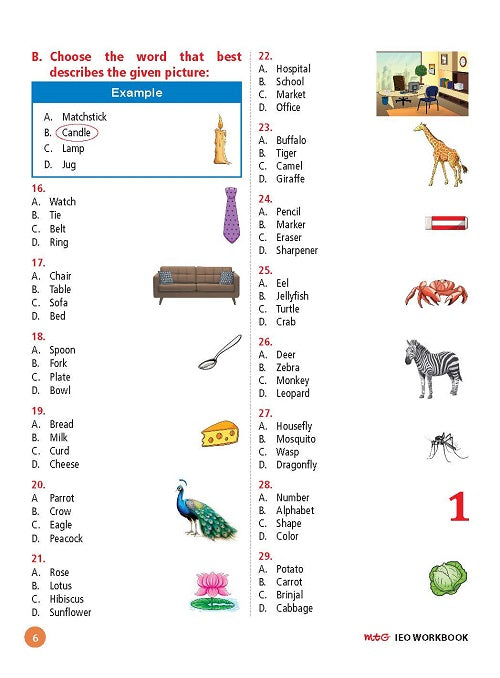 MTG IEO ओलंपियाड वर्कबुक कक्षा 1 - एक्सप्रेस डिलीवरी ₹119 कुल