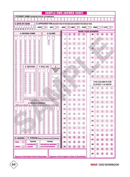MTG IGKO ओलंपियाड वर्कबुक कक्षा 1 - एक्सप्रेस डिलीवरी ₹119 कुल