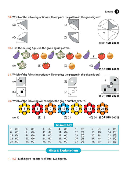 MTG ओलंपियाड रीजनिंग ओलंपियाड वर्कबुक कक्षा 1 - एक्सप्रेस डिलीवरी ₹154 कुल