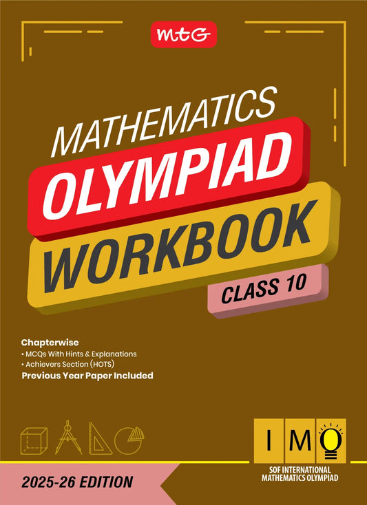MTG IMO Olympiad Workbook Class 10 - Fast Rajasthan Delivery ₹109 Total