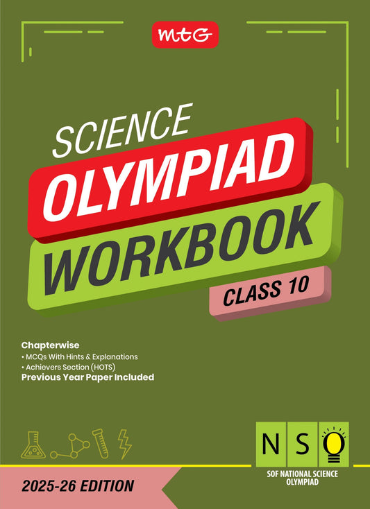 MTG NSO Olympiad Workbook Class 10 - Fast Rajasthan Delivery ₹109 Total