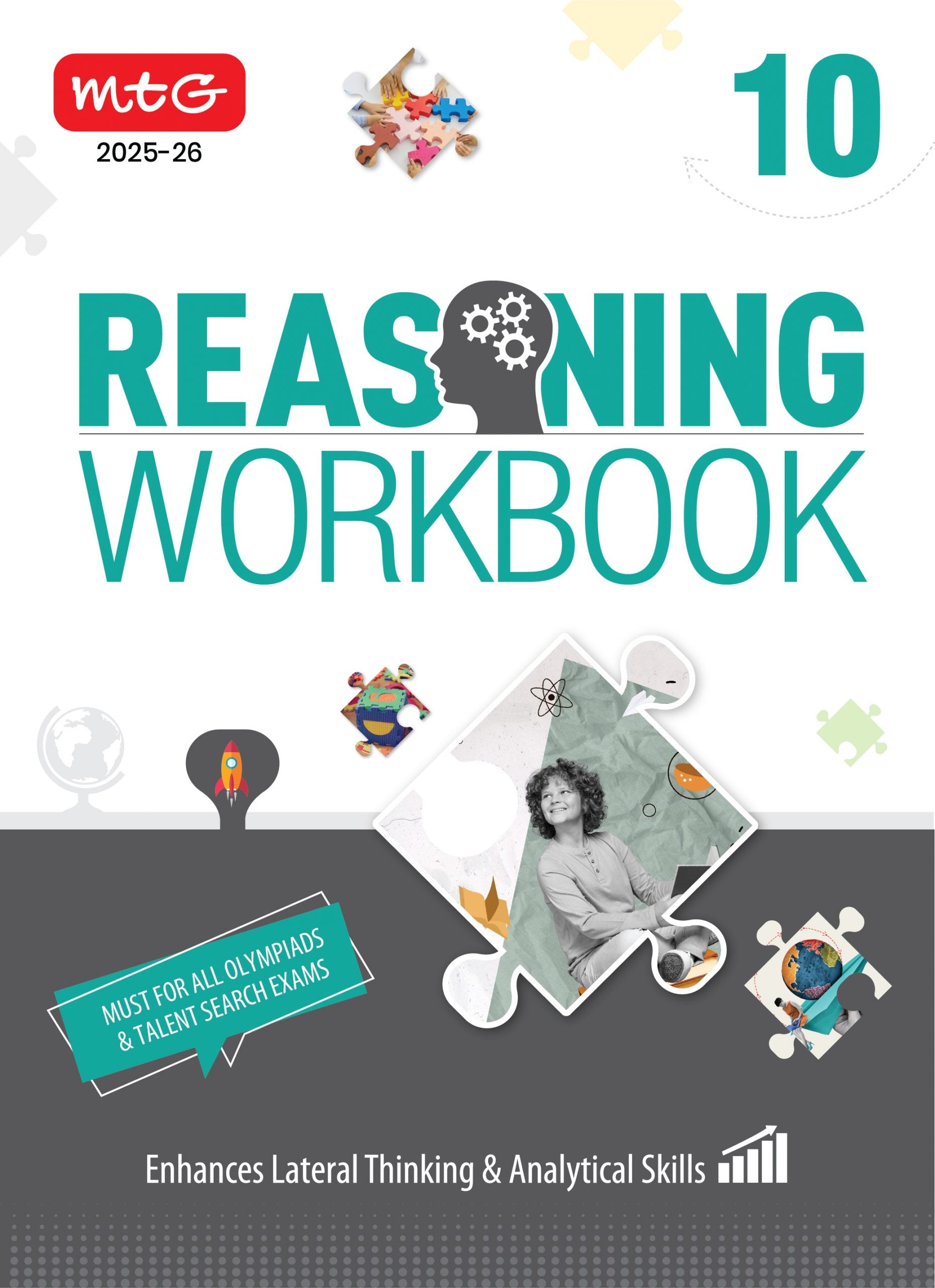 MTG Olympiad Reasoning Olympiad Workbook Class 10 - Fast Rajasthan Delivery ₹190 Total