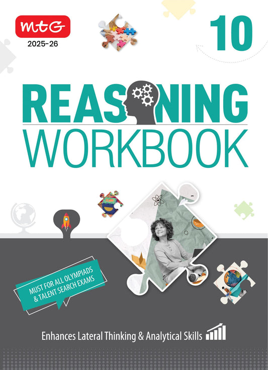 MTG Olympiad Reasoning Olympiad Workbook Class 10 - Fast Rajasthan Delivery ₹190 Total