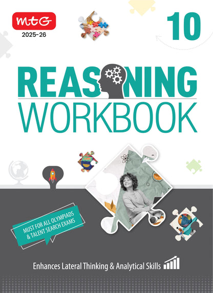 MTG Olympiad Reasoning Olympiad Workbook Class 10 
