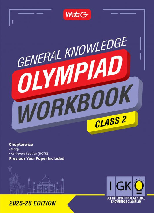 Class 2 IGKO International General Knowledge Olympiad Work Book - MTG