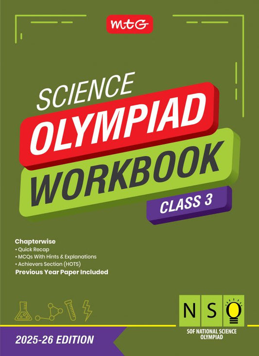MTG NSO Olympiad Workbook Class 3 - Fast Rajasthan Delivery ₹109 Total