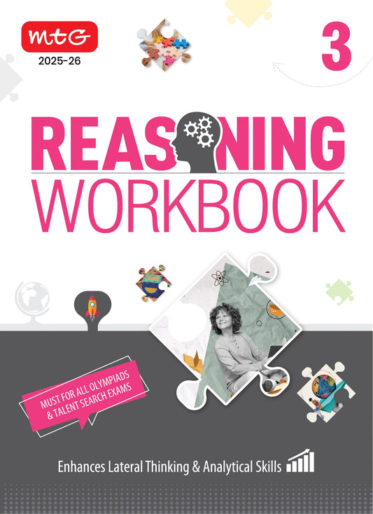 MTG Olympiad Reasoning Olympiad Workbook Class 3 - Fast Rajasthan Delivery ₹150 Total