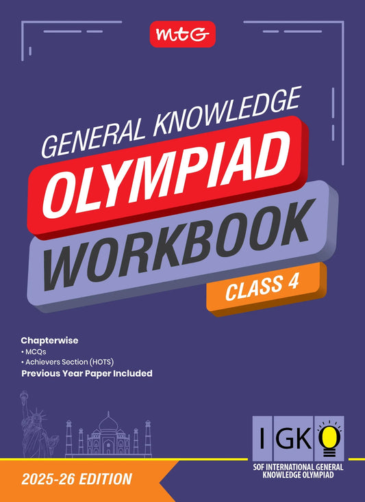 MTG IGKO Olympiad Workbook Class 4 - Fast Rajasthan Delivery ₹109 Total