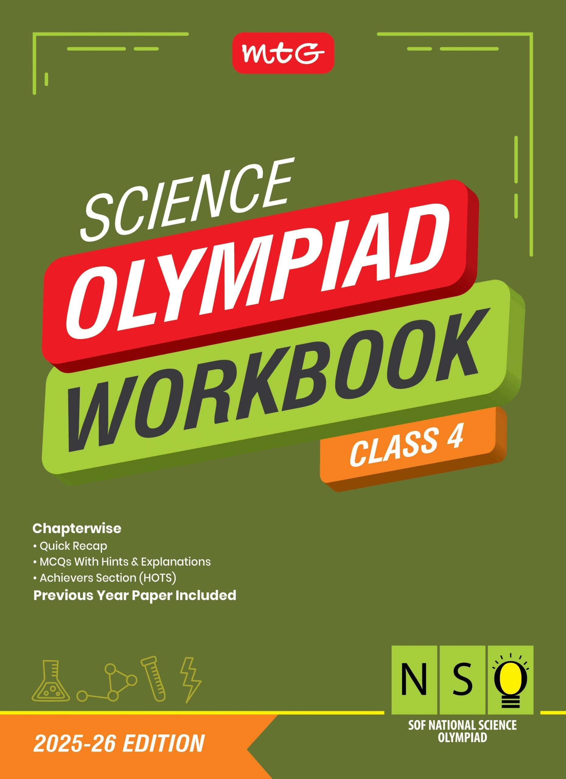 MTG NSO Olympiad Workbook Class 4 - Fast Rajasthan Delivery ₹109 Total