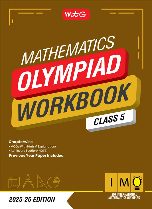 MTG IMO Olympiad Workbook Class 5 - Fast Rajasthan Delivery ₹109 Total