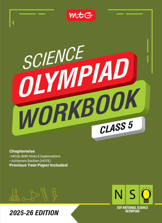 MTG NSO Olympiad Workbook Class 5 - Fast Rajasthan Delivery ₹109 Total