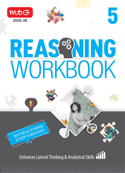 MTG Olympiad Reasoning Olympiad Workbook Class 5 - Fast Rajasthan Delivery ₹150 Total