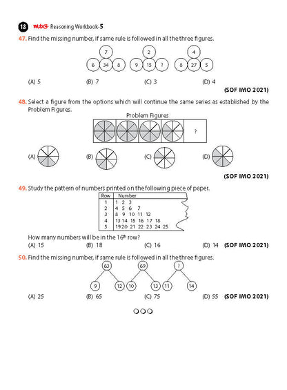 MTG ओलंपियाड रीजनिंग ओलंपियाड वर्कबुक कक्षा 5 - एक्सप्रेस डिलीवरी ₹154 कुल