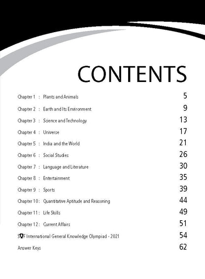 Class 6 IGKO International General Knowledge Olympiad Work Book - MTG