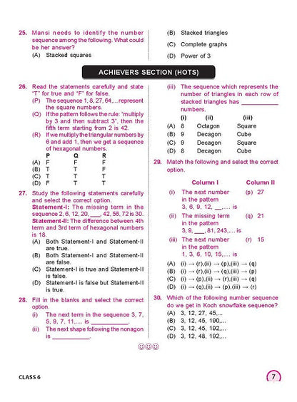 Class 6 IMO International Mathematics Olympiad Work Book - MTG
