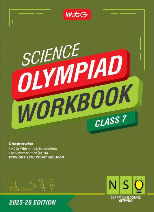 MTG NSO Olympiad Workbook Class 7 - Fast Rajasthan Delivery ₹109 Total