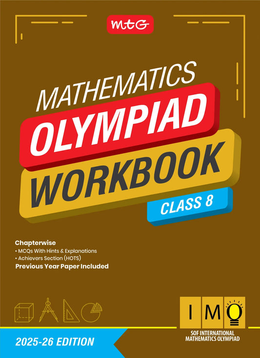 MTG IMO Olympiad Workbook Class 8 - Fast Rajasthan Delivery ₹109 Total