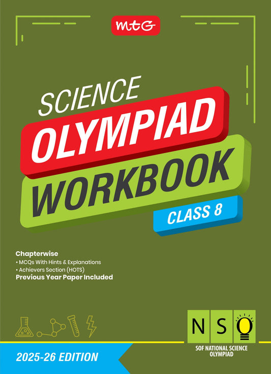 MTG NSO Olympiad Workbook Class 8 - Fast Rajasthan Delivery ₹109 Total