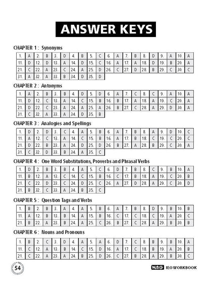 Class 9 IEO International English Olympiad Work Book - MTG