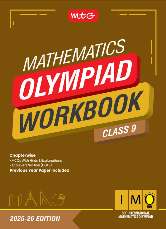 MTG IMO Olympiad Workbook Class 9 - Fast Rajasthan Delivery ₹109 Total