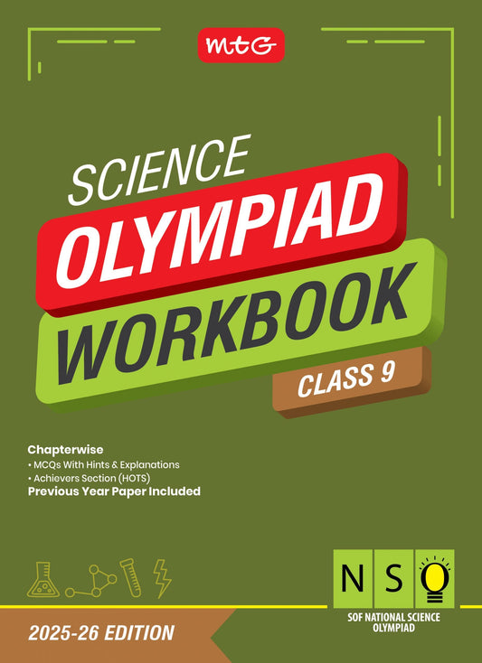 MTG NSO Olympiad Workbook Class 9 - Fast Rajasthan Delivery ₹109 Total