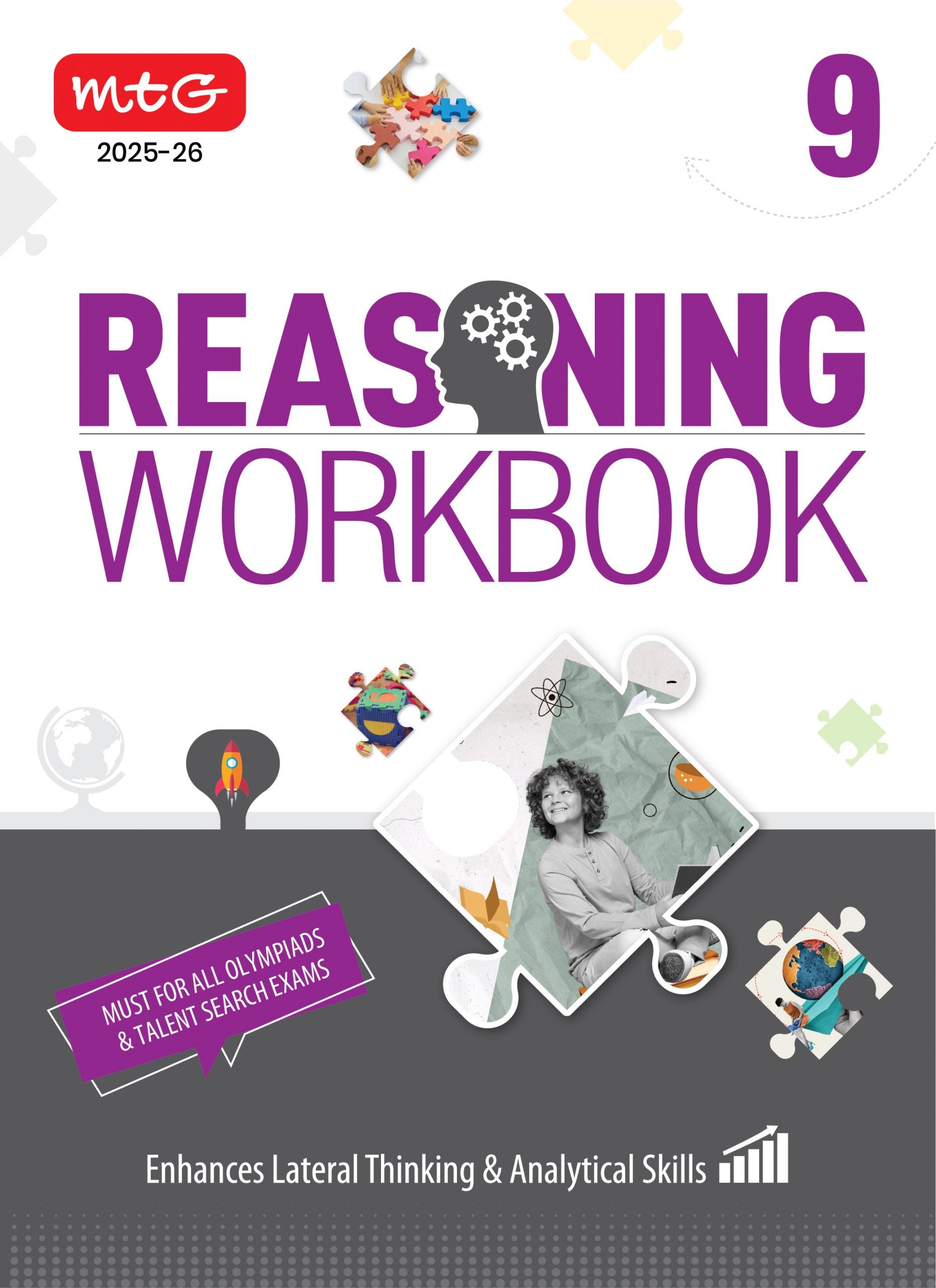 MTG Olympiad Reasoning Olympiad Workbook Class 9 - Fast Rajasthan Delivery ₹190 Total