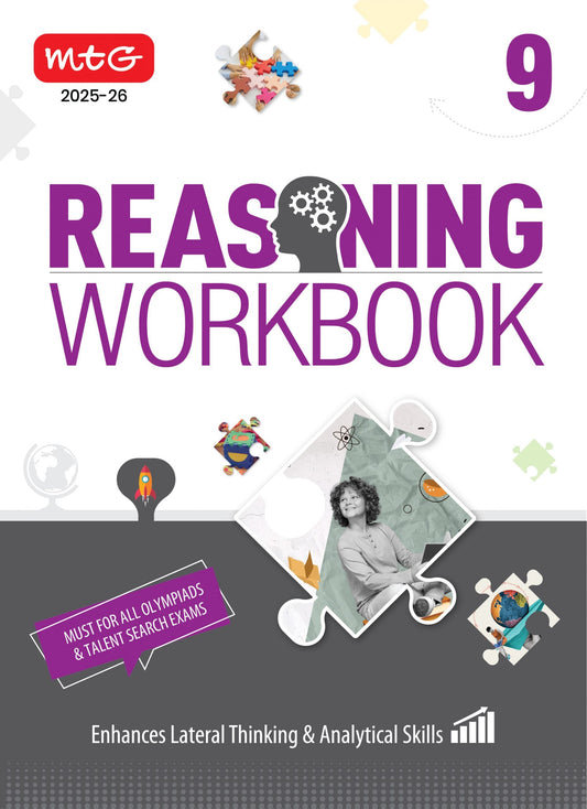 MTG Olympiad Reasoning Olympiad Workbook Class 9 - Fast Rajasthan Delivery ₹190 Total
