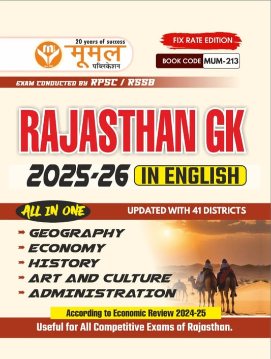 मूमल Rajasthan GK in english  2025-26