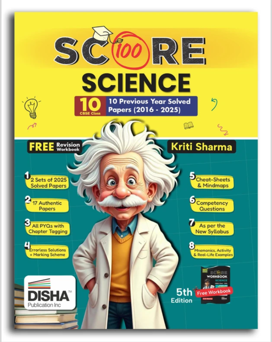 Score 100 Science CBSE Class 10th Solved Papers