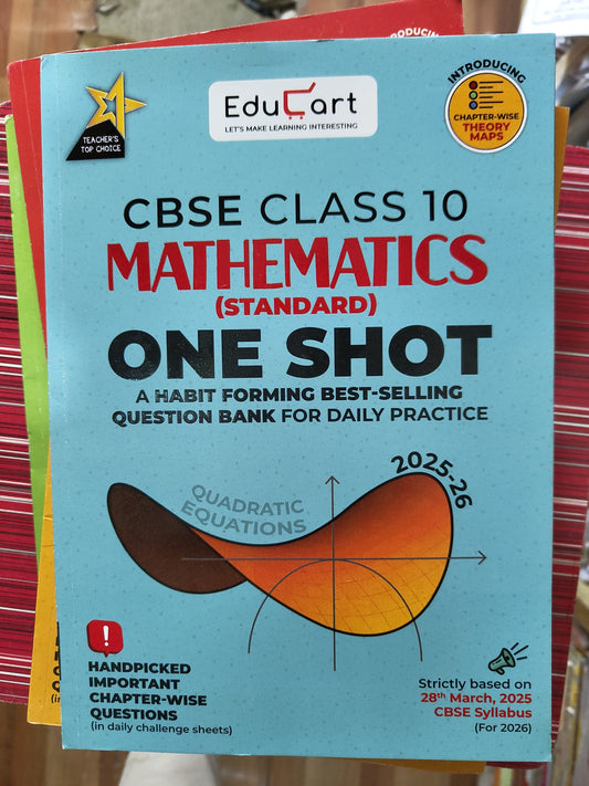 Educart One Shot 10th Mathematics Standard 2025-26